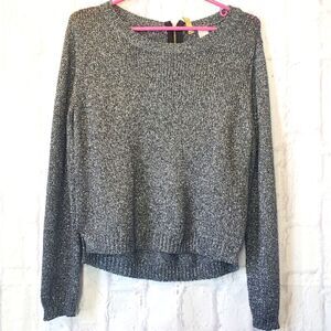 DIVIDED BY H&M Metallic Lightweight Knit Sweater